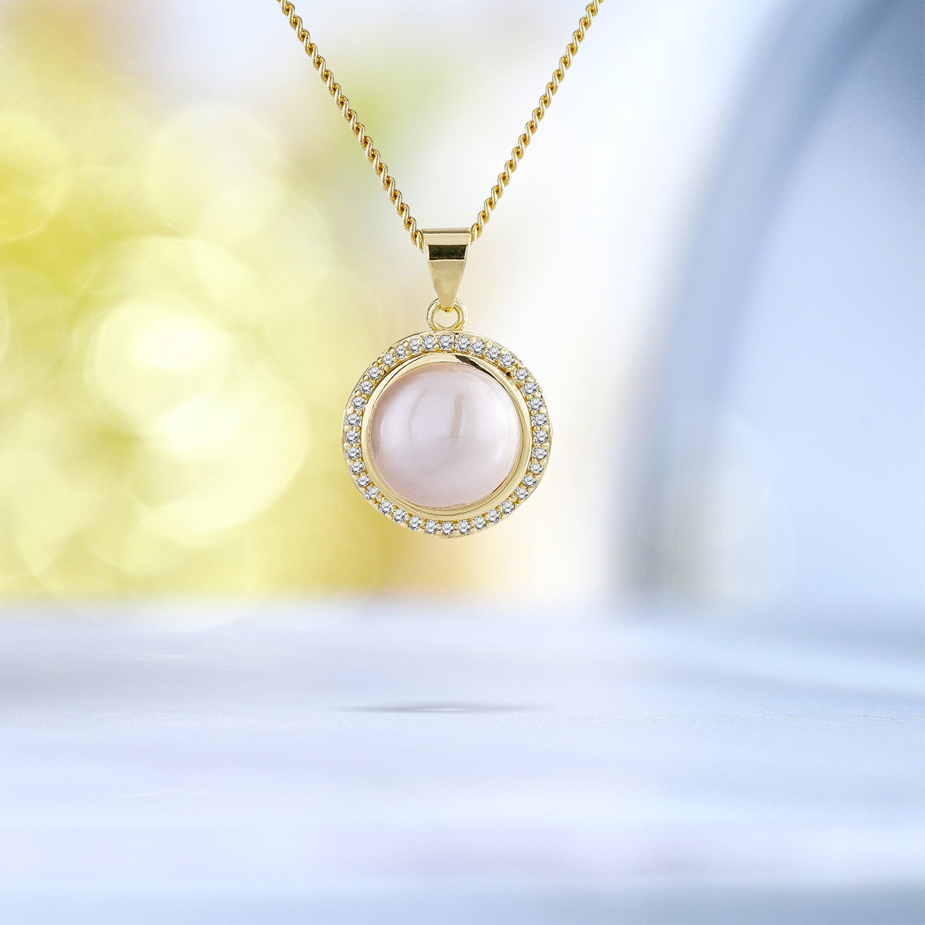 Simple 10mm Pearl Pendant Necklace - Classic Everyday Jewelry - Anniversary Gift