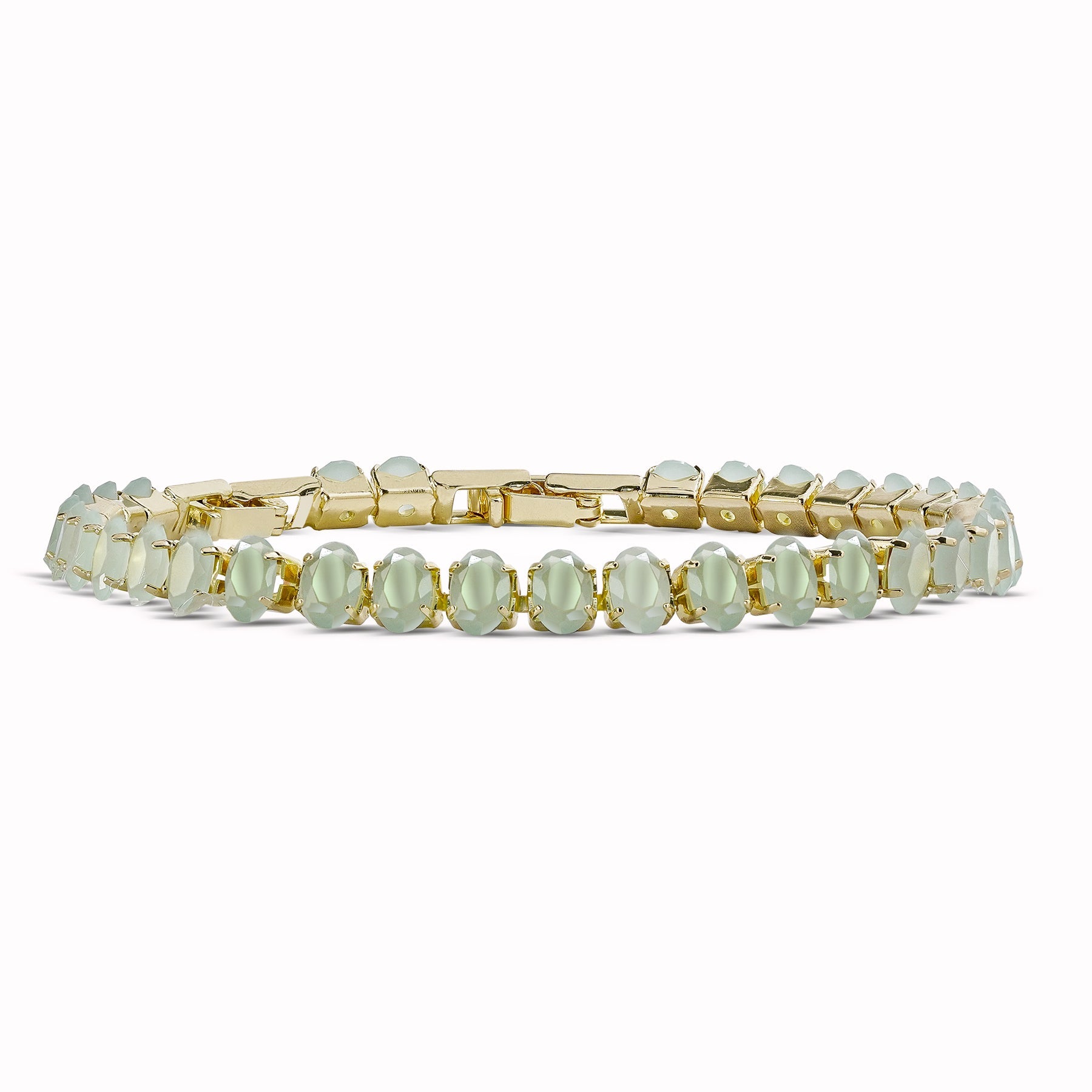 Unique North South Oval Cut Tennis Bracelet for Her - Everyday Fashion Jewelry