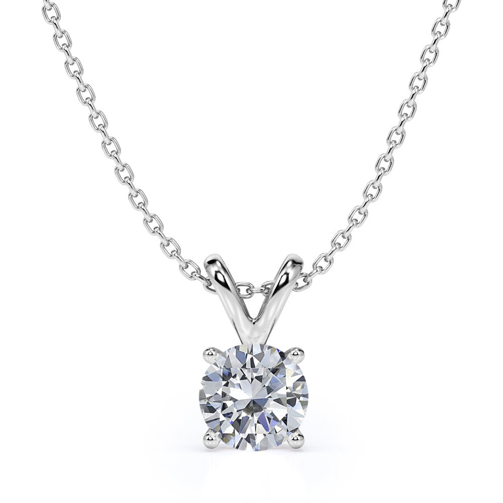 Beautiful Gift Set of 3 Carat Round Moissanite with Ring, Earrings & Pendant