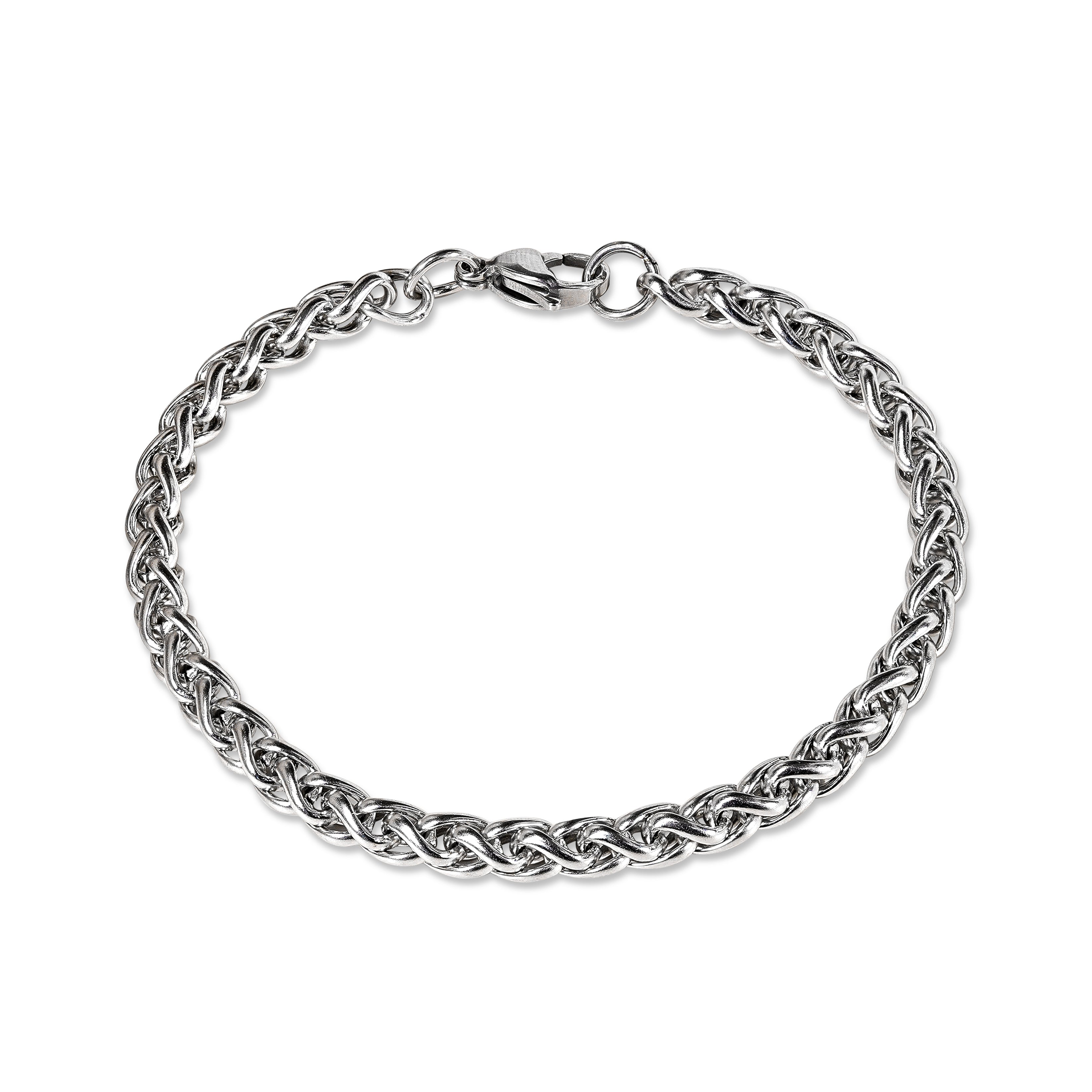 6 mm Fine Cuban Chain Bracelet - Thin Chain - Men's Casual Jewelry