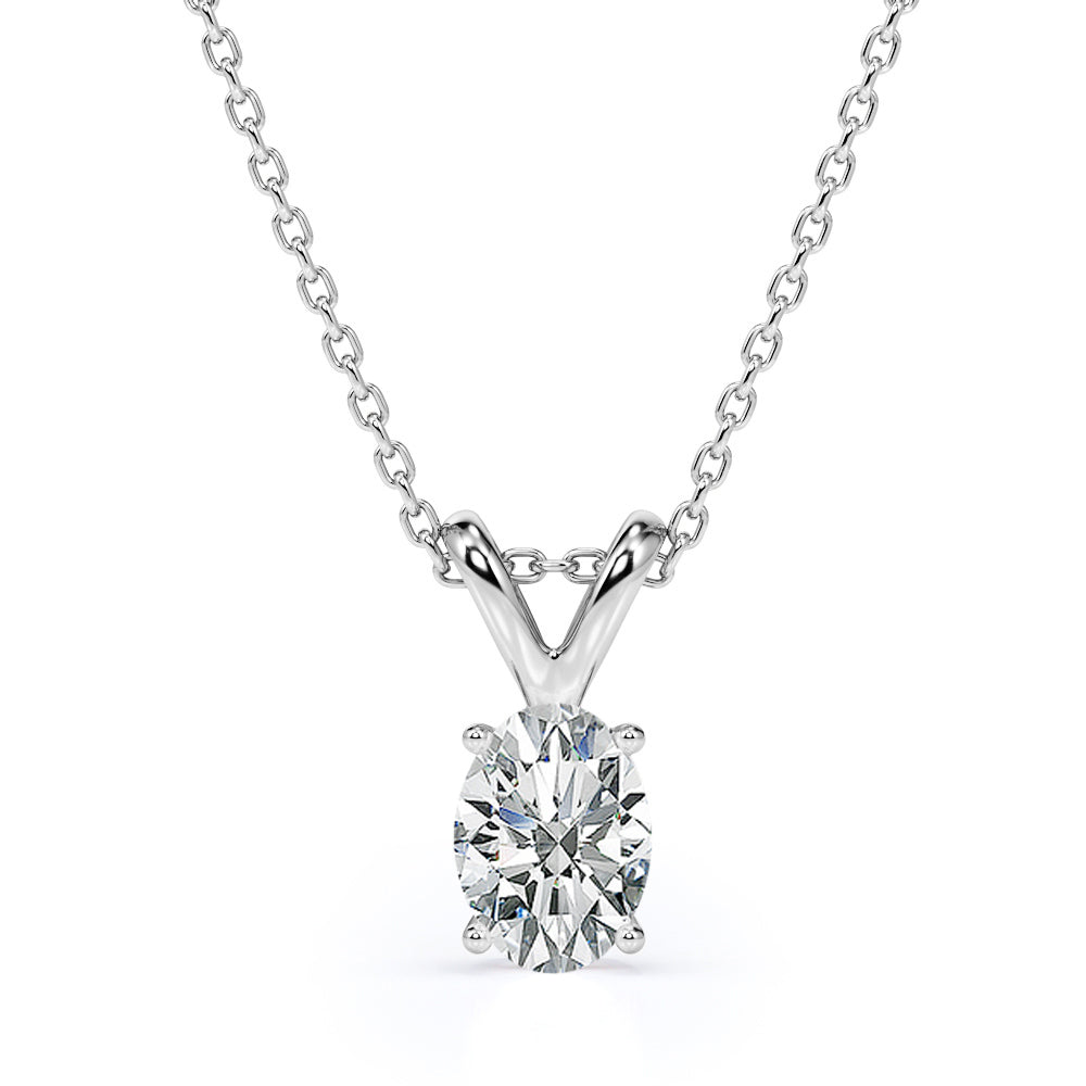 Beautiful Gift Set of 3 Carat Oval cut Moissanite with Ring, Earrings & Pendant